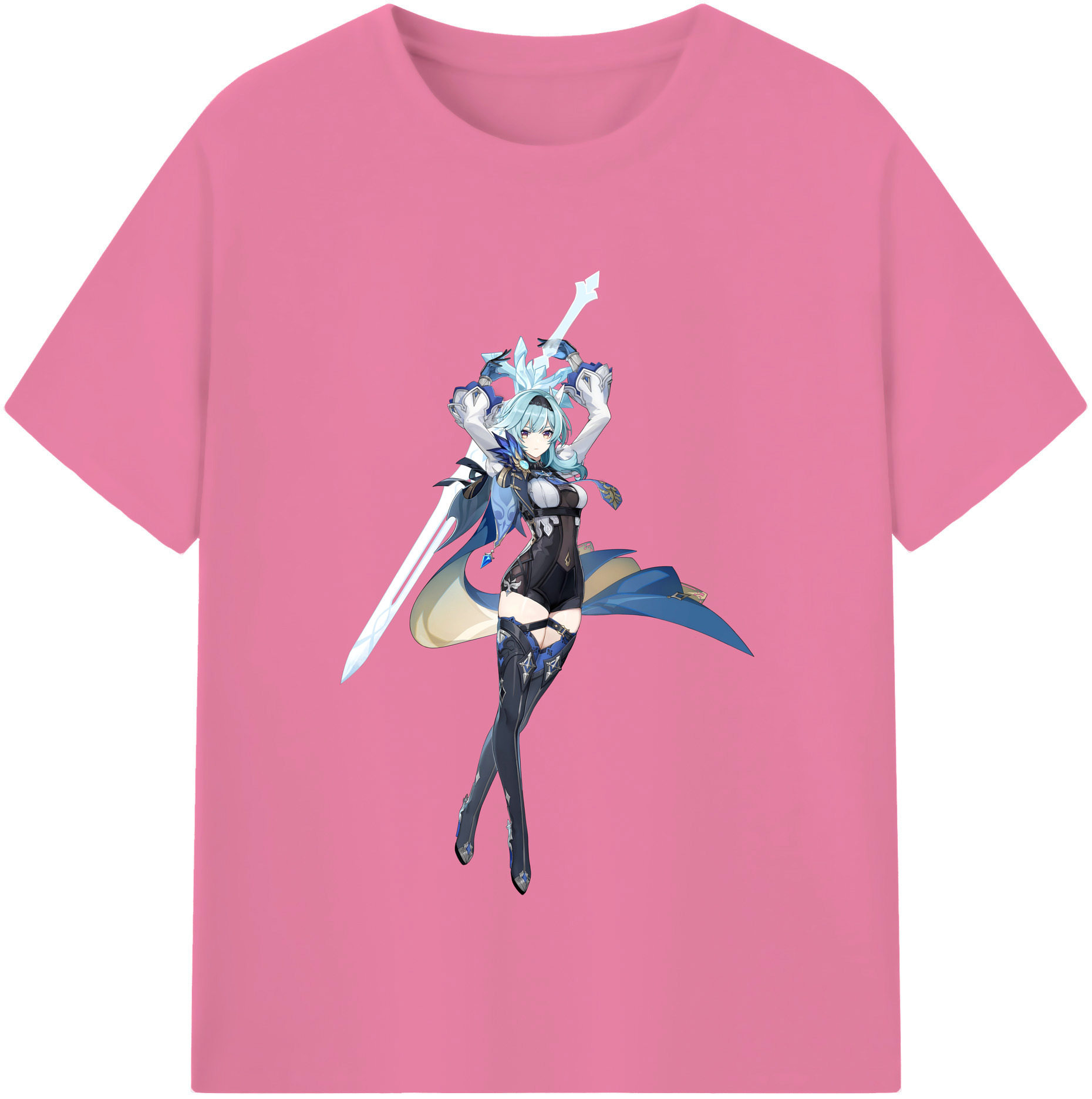 げんし神 优菈 ゆうら genshin Yūra 綿100％半袖Tシャツ（フロントプリント）